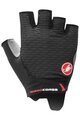 CASTELLI γάντια με κοντά δάχτυλο - ROSSO CORSA 2 W - μαύρο