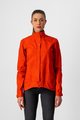 CASTELLI αδιάβροχα μπουφάν - COMMUTER W REFLEX - πορτοκαλί/κόκκινο