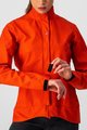 CASTELLI αδιάβροχα μπουφάν - COMMUTER W REFLEX - πορτοκαλί/κόκκινο
