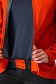 CASTELLI αδιάβροχα μπουφάν - COMMUTER W REFLEX - πορτοκαλί/κόκκινο