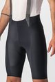 CASTELLI κοντά παντελόνια με τιράντες - FREE AERO RC - μαύρο
