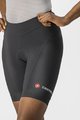 CASTELLI κοντά παντελόνια χωρίς ιμάντες - ENDURANCE W - μαύρο