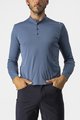 CASTELLI μακρυμάνικα μπλουζάκια - TECH 2 HENLEY - μπλε