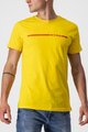CASTELLI κοντομάνικα μπλουζάκια - VENTAGLIO TEE - κίτρινο