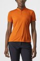 CASTELLI κοντομάνικα μπλουζάκια - TECH 2 POLO - πορτοκαλί