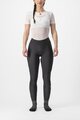 CASTELLI μακριά παντελόνια χωρίς τιράντες - VELOCISSIMA THERMAL - μαύρο