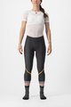 CASTELLI Παντελόνια ¾ χωρίς τιράντες - VELOCISSIMA THERMAL - μαύρο/πορτοκαλί