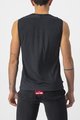 CASTELLI αμάνικα μπλουζάκια - BANDITO WOOL - μαύρο