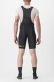 CASTELLI κοντά παντελόνια με τιράντες - PREMIO BLACK LTD EDITION - μαύρο/χρυσό
