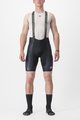 CASTELLI κοντά παντελόνια με τιράντες - FREE AERO RC KIT - μαύρο/λευκό