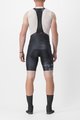 CASTELLI κοντά παντελόνια με τιράντες - FREE AERO RC KIT - μαύρο/λευκό