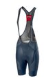 CASTELLI κοντά παντελόνια με τιράντες - FREE AERO 4 W - μπλε
