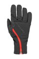 CASTELLI γάντια με μακριά δάχτυλα - SPETTACOLO ROS W - μαύρο