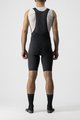 CASTELLI κοντά παντελόνια με τιράντες - PREMIO BLACK - μαύρο/λευκό