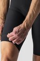 CASTELLI κοντά παντελόνια με τιράντες - PREMIO BLACK - μαύρο/λευκό