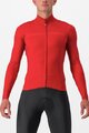 CASTELLI χειμερινές μακρυμάνικες φανέλες - PRO THERMAL LS - κόκκινο