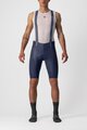 CASTELLI κοντά παντελόνια με τιράντες - FREE AERO RC - μπλε
