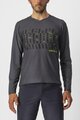 CASTELLI θερινές μακρυμάνικες φανέλες - TRAIL TECH - γκρί
