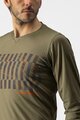 CASTELLI θερινές μακρυμάνικες φανέλες - TRAIL TECH - πράσινο