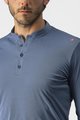 CASTELLI μακρυμάνικα μπλουζάκια - TECH 2 HENLEY - μπλε