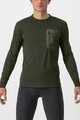 CASTELLI χειμερινές μακρυμάνικες φανέλες - UNLIMITED MERINO - πράσινο