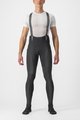 CASTELLI μακριά παντελόνια με τιράντες - FREE AERO RC - μαύρο