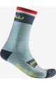 CASTELLI κάλτσες κλασικές - QUINDICI SOFT MERINO - ανοιχτό πράσινο
