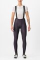CASTELLI μακριά παντελόνια με τιράντες - FREE AERO RC W DT - μωβ