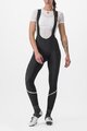 CASTELLI μακριά παντελόνια με τιράντες - VELOCISSIMA DT - μαύρο/ανοιχτό πράσινο