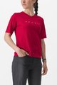 CASTELLI κοντομάνικες φανέλα - TRAIL TECH 2 W - κόκκινο