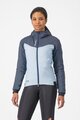 CASTELLI αντιανεμικά μπουφάν - FLY THERMAL W - γαλάζιο