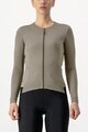 CASTELLI χειμερινές μακρυμάνικες φανέλες - FLY LS W - καφέ
