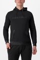 CASTELLI φούτερ - LOGO HOODIE - μαύρο