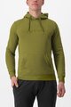 CASTELLI φούτερ - LOGO HOODIE - πράσινο