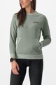 CASTELLI φούτερ - LOGO W SWEATSHIRT - ανοιχτό πράσινο