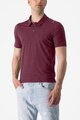 CASTELLI πόλο μπλουζα - MERINO POLO - μπορντό