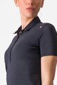 CASTELLI πόλο μπλουζα - MERINO W POLO - μαύρο