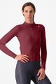 CASTELLI χειμερινές μακρυμάνικες φανέλες - ESPRESSO THERMAL W - μπορντό