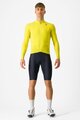 CASTELLI χειμερινές μακρυμάνικες φανέλες - AERO RACE - κίτρινο
