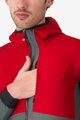 CASTELLI αντιανεμικά μπουφάν - FLY UNLTD - κόκκινο/γκρί