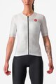 CASTELLI κοντομάνικες φανέλα - FREE SPEED 2W RACE - λευκό/μαύρο