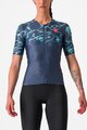 CASTELLI κοντομάνικες φανέλα - FREE SPEED 2W RACE - μπλε/τιρκουάζ