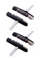 BBB τακάκια v-brake - CANTISTOP DELUXE - μαύρο