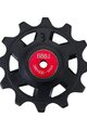 BBB τροχαλίες ντεραγιέ - ROLLERBOY CERAMIC 12T SR - κόκκινο/μαύρο