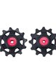BBB τροχαλίες ντεραγιέ - ROLLERBOY CERAMIC 12T SR - κόκκινο/μαύρο