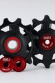 BBB τροχαλίες ντεραγιέ - ROLLERBOY CERAMIC 12T SR - κόκκινο/μαύρο