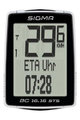 SIGMA SPORT στροφόμετρα - BC 16.16 STS - λευκό/μαύρο