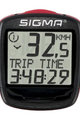SIGMA SPORT στροφόμετρα - 1200 BASELINE 015 - κόκκινο/μαύρο