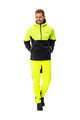 VAUDE αντιανεμικά μπουφάν - QIMSA SOFTSHELL - μαύρο/κίτρινο
