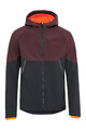 VAUDE αντιανεμικά μπουφάν - QIMSA SOFTSHELL - μπορντό/μαύρο